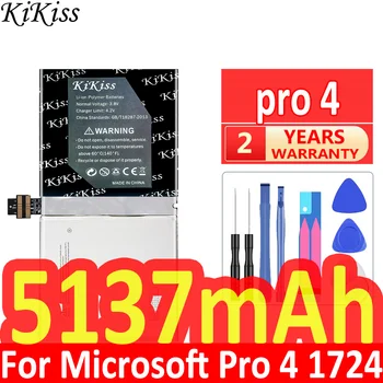 Аккумулятор KiKiss Pro4 5137mAh для планшета Microsoft Surface Pro 4 1724 12,3 