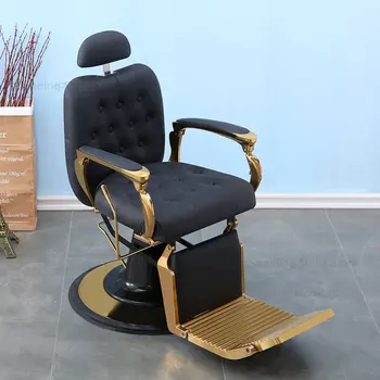 Легкий Роскошный лифт Парикмахерские кресла Дизайнерская парикмахерская Специальные парикмахерские кресла Салонная мебель Современное кресло для салона красоты