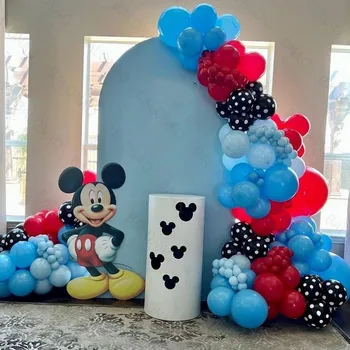 Набор Воздушных шаров Disney с Микки Маусом, Арочная Гирлянда, Набор для Душа Ребенка, Принадлежности для украшения Дня Рождения мальчиков, Свадебной вечеринки, Подарок для детей