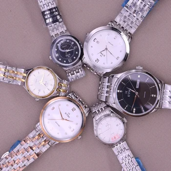 Распродажа!!! Полностью из нержавеющей стали, сапфировые женские часы Lady с автоматической датой, Японские часы Mov't Fashion, металлический браслет, подарок девушке.