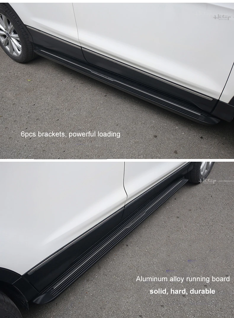 Популярная боковая подножка nerf bar для Ford Escape / Kuga 2012-2020, хит продаж в Китае, авиационный алюминиевый сплав, легкий, но твердый . ' - ' . 1